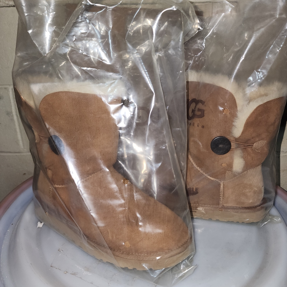 UGG Tan Shearling Boots